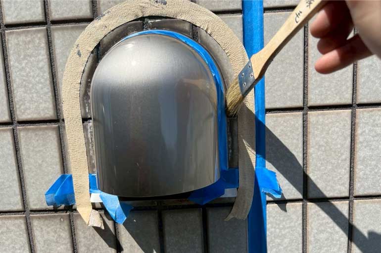 ベンドキャップ交換（プライマー塗布）